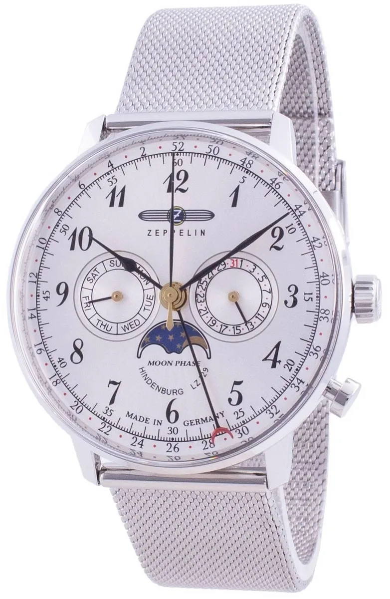 Graf Zeppelin Graf Zeppelin Hindenburg LZ129 7036M-1 Quartz Moon Phase Watch — product photo