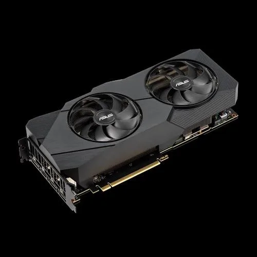 ASUS GeForce RTX 2070 Super DUAL graphics card with dual fans and metal backplate