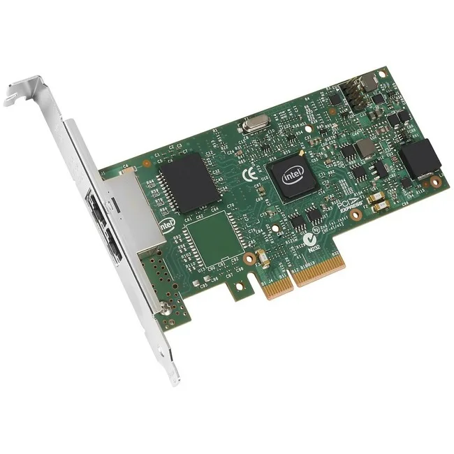 Intel Intel I350T2V2BLK dual-port 1GbE network card — foto produk