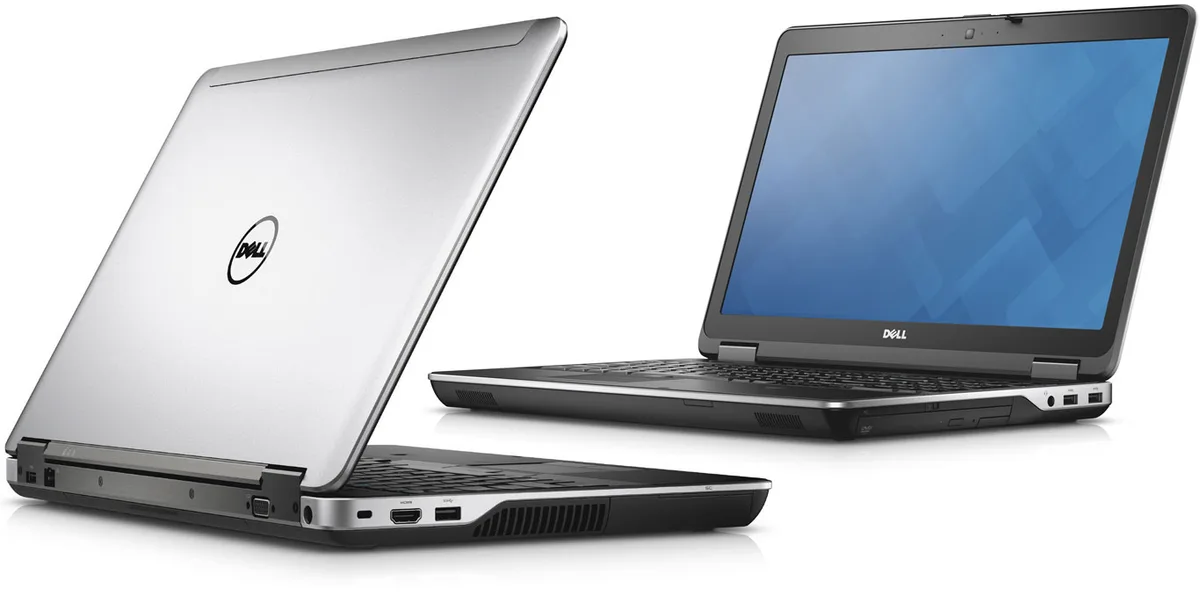 Dark grey Dell Latitude E6530 laptop, 15.6 inch non-touch FHD anti-glare screen, DVD drive, webcam