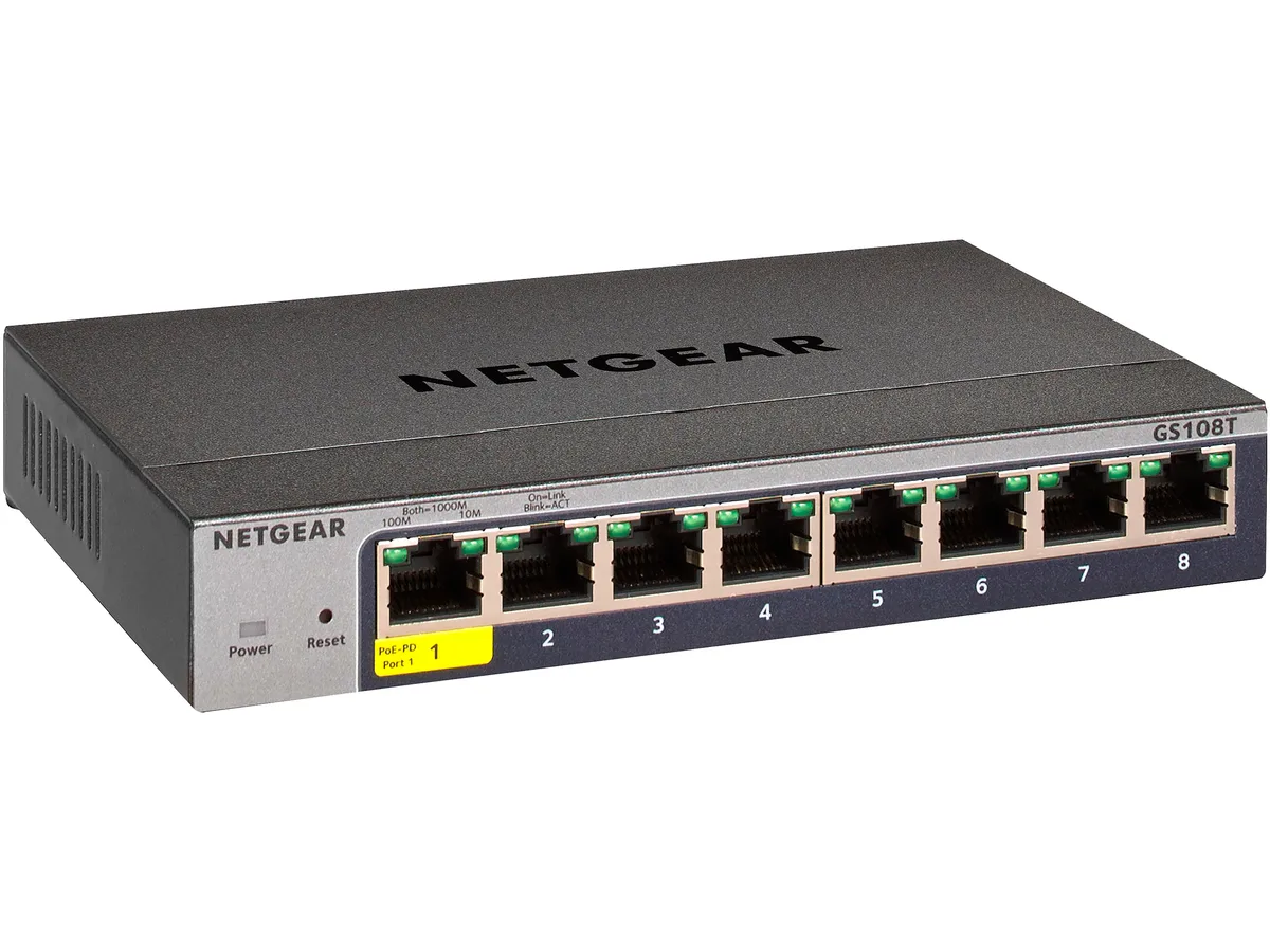 Netgear Inc. Netgear Inc. GS108T-300NAS 8-port Gigabit smart network switch — صورة المنتج