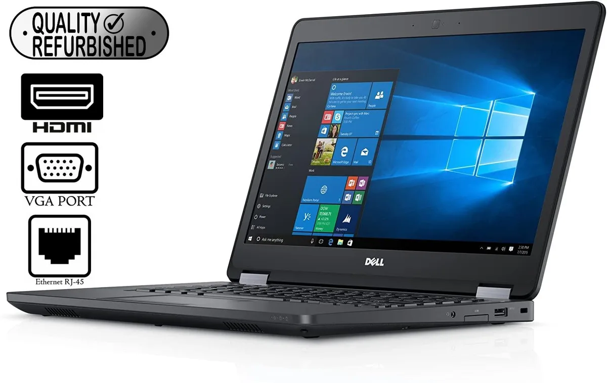 DELL DELL Latitude E5470 14in laptop i5-6200U 2.3GHz 16GB DDR4 256GB SSD — product photo