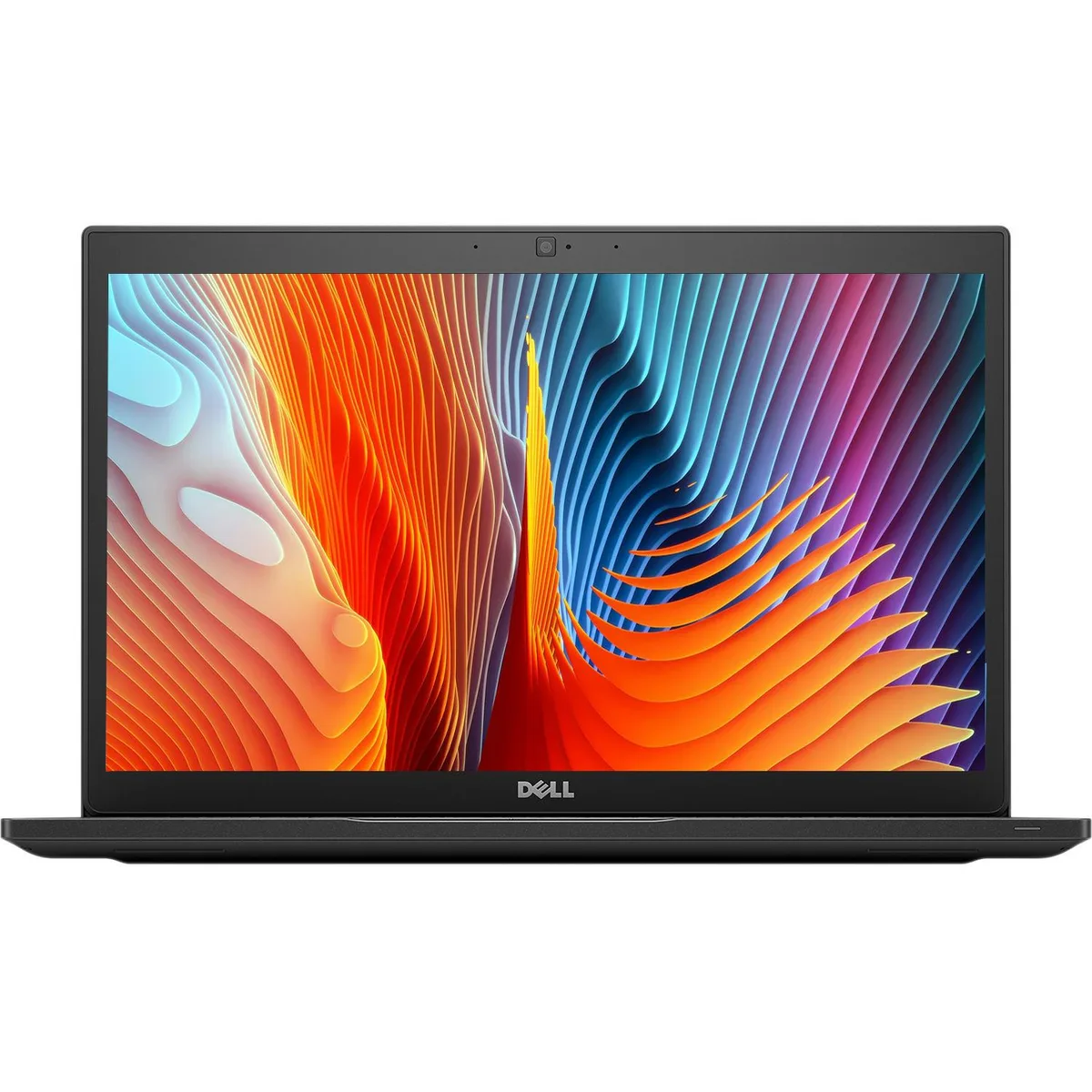 Black Dell Latitude 7480 laptop, 14 inch non-touch FHD screen, matte finish, closed lid