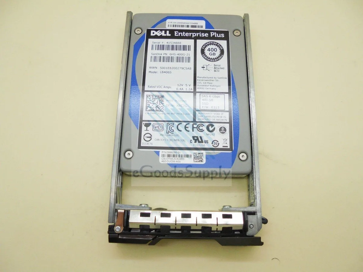 DELL DELL LB406S 400GB 2.5" SAS internal hard drive — foto del producto