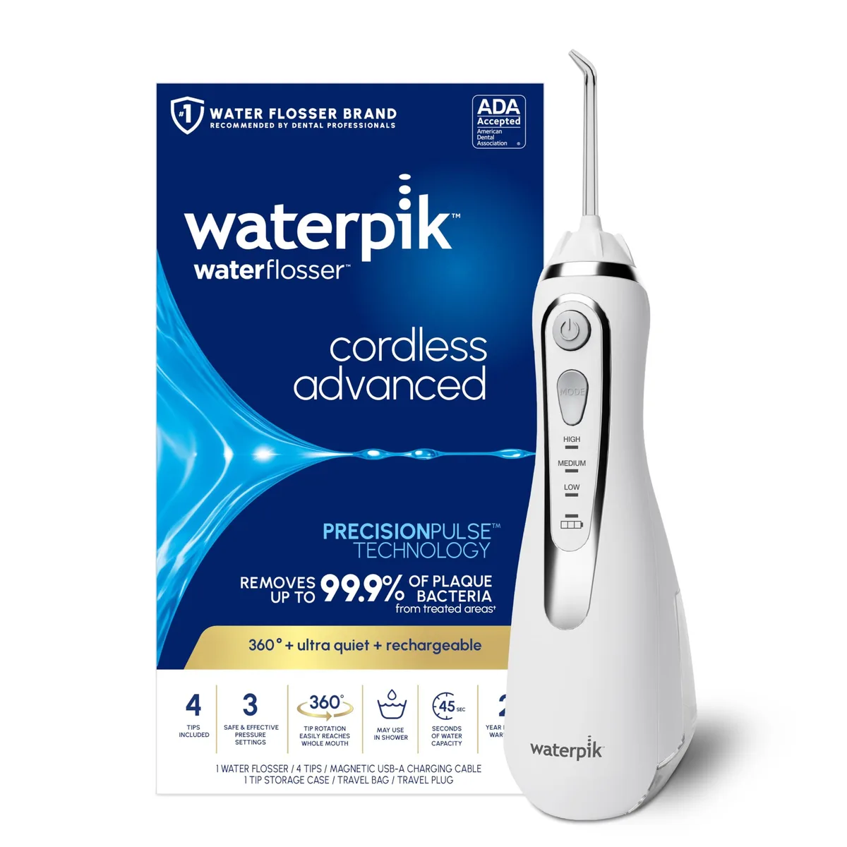  Waterpik WP-580 Cordless Advanced Water Flosser oral care — product photo