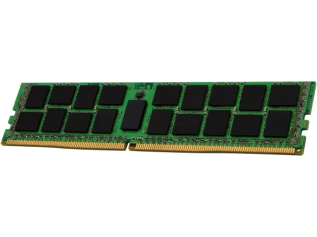 Green 288-pin DDR4 DIMM, no heat spreader, 32GB registered ECC module