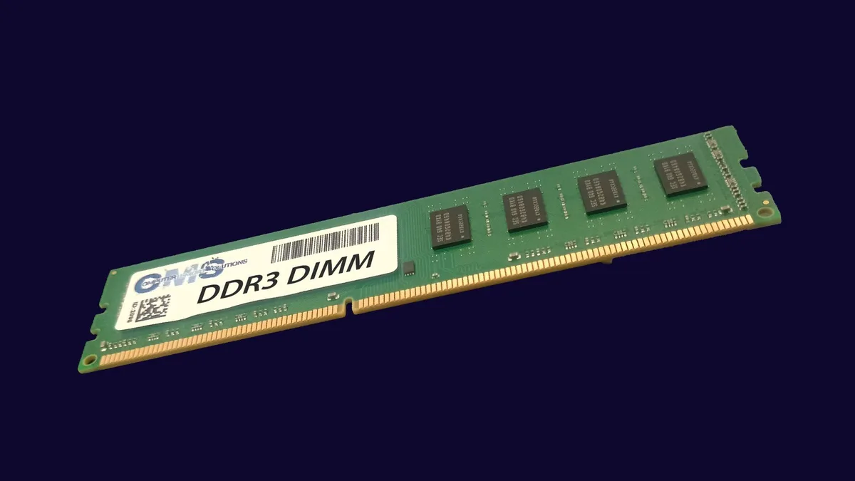 Computer Memory Solutions Computer Memory Solutions 1x8GB DDR3 1600MHz 2Rx8 memory upgrade — foto produk
