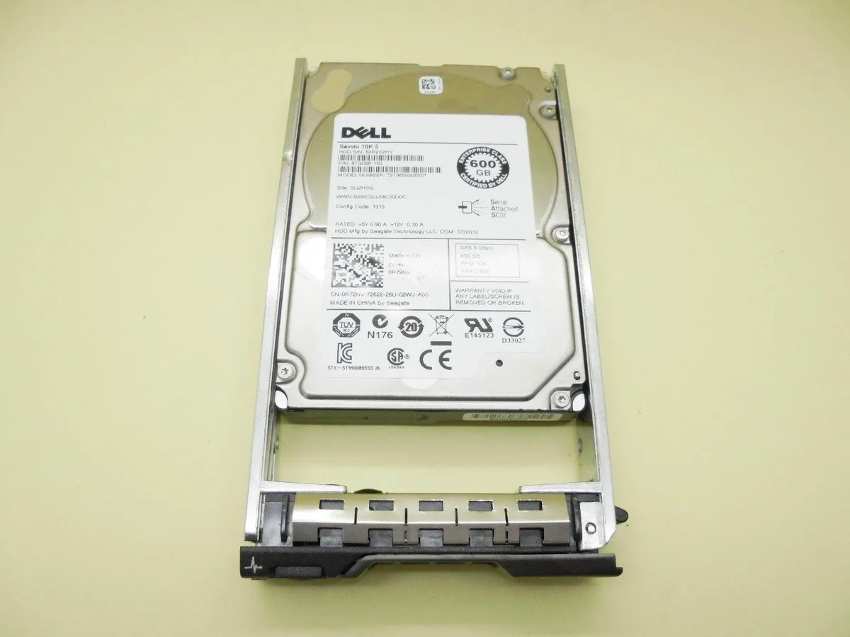 DELL DELL ST9600205SS 600GB 10K SAS 2.5" internal hard drive — foto del producto