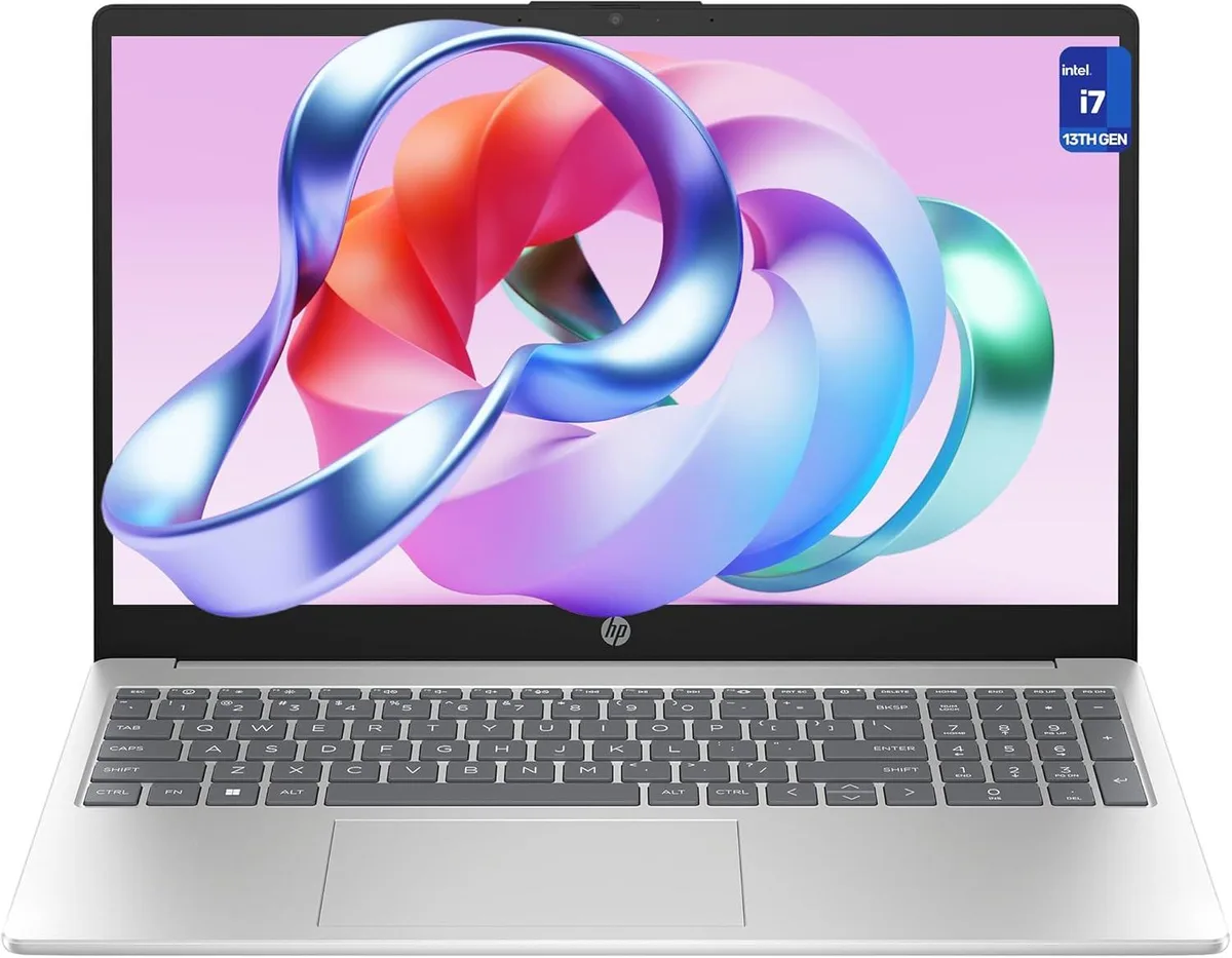 HP HP 15 laptop i7-1355U 10-core 16GB DDR5 512GB 15.6" FHD touchscreen — product photo