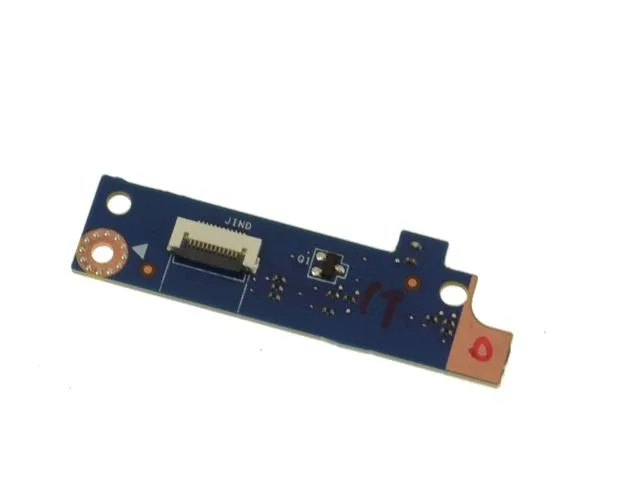 Small green circuit board with status indicator LEDs