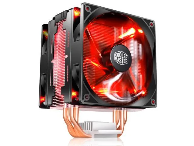 SXDOOL SXDOOL RR-T4PR-16PR-C1 Blizzard T400 Pro Red CPU Cooler — photo du produit
