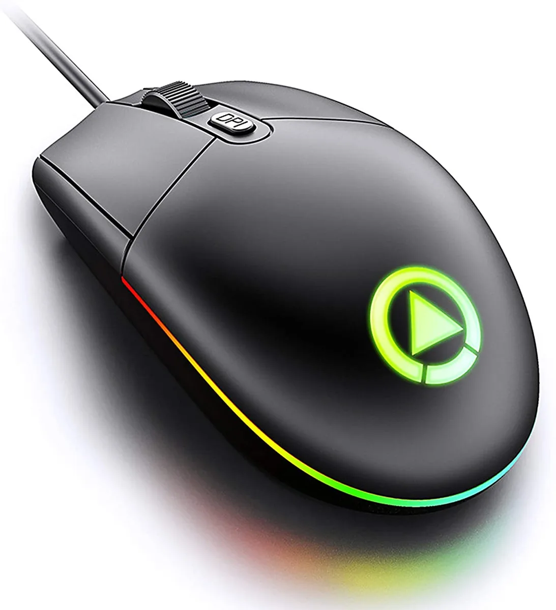 IHDAPP IHDAPP 1600 DPI Wired Optical Gaming Mouse Black — foto del producto