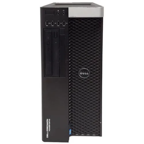 Dell Precision T5810 tower server, matte black finish
