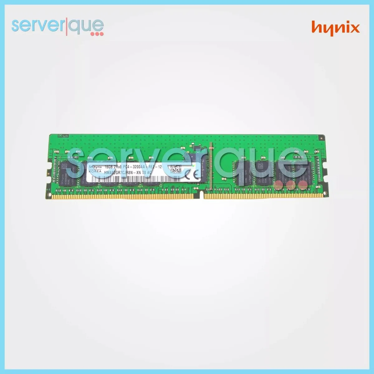 SK hynix SK hynix HMA82GR7CJR8N-XN 16GB DDR4-3200 CL22 ECC Registered Dual Rank server RAM — product photo