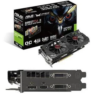 ASUS Strix GTX 970 graphics card with dual-fan DirectCU II cooler