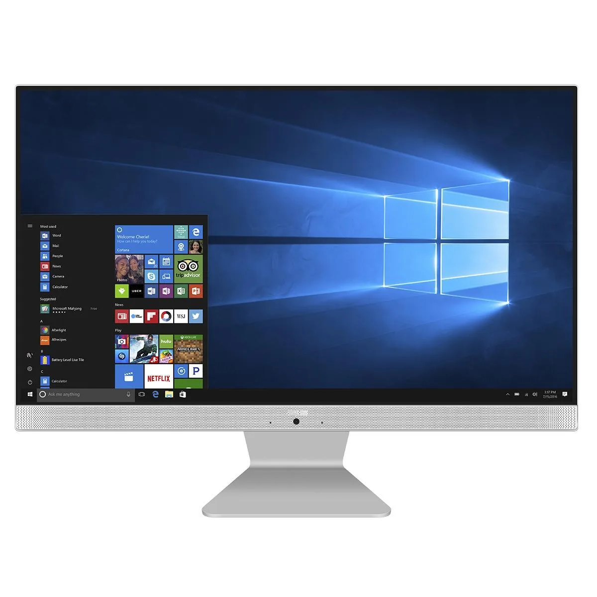 ASUS ASUS Vivo V241 all-in-one PC AMD Athlon Silver 3050U 8GB DDR4 1TB HDD 23.8" Touch Silver — תמונת המוצר