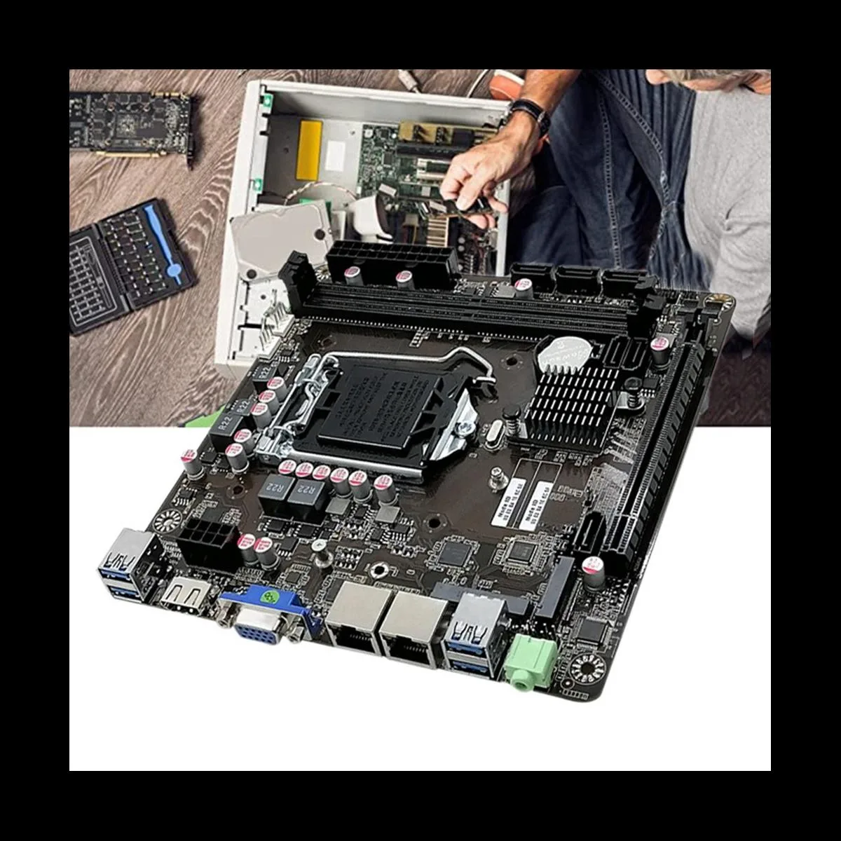 YINGHUA YINGHUA B365 Industrial Control Motherboard LGA1151 2XDDR4 PCIE 16X SATA3.0 RAID 0/1/5/10 server motherboard — product photo