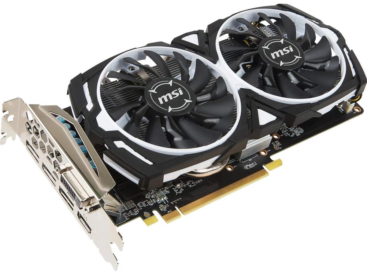MSI MSI Radeon RX 570 ARMOR 8G OC graphics card — photo du produit