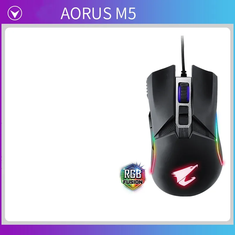GIGABYTE GIGABYTE AORUS M5 16000 DPI gaming mouse — 제품 사진