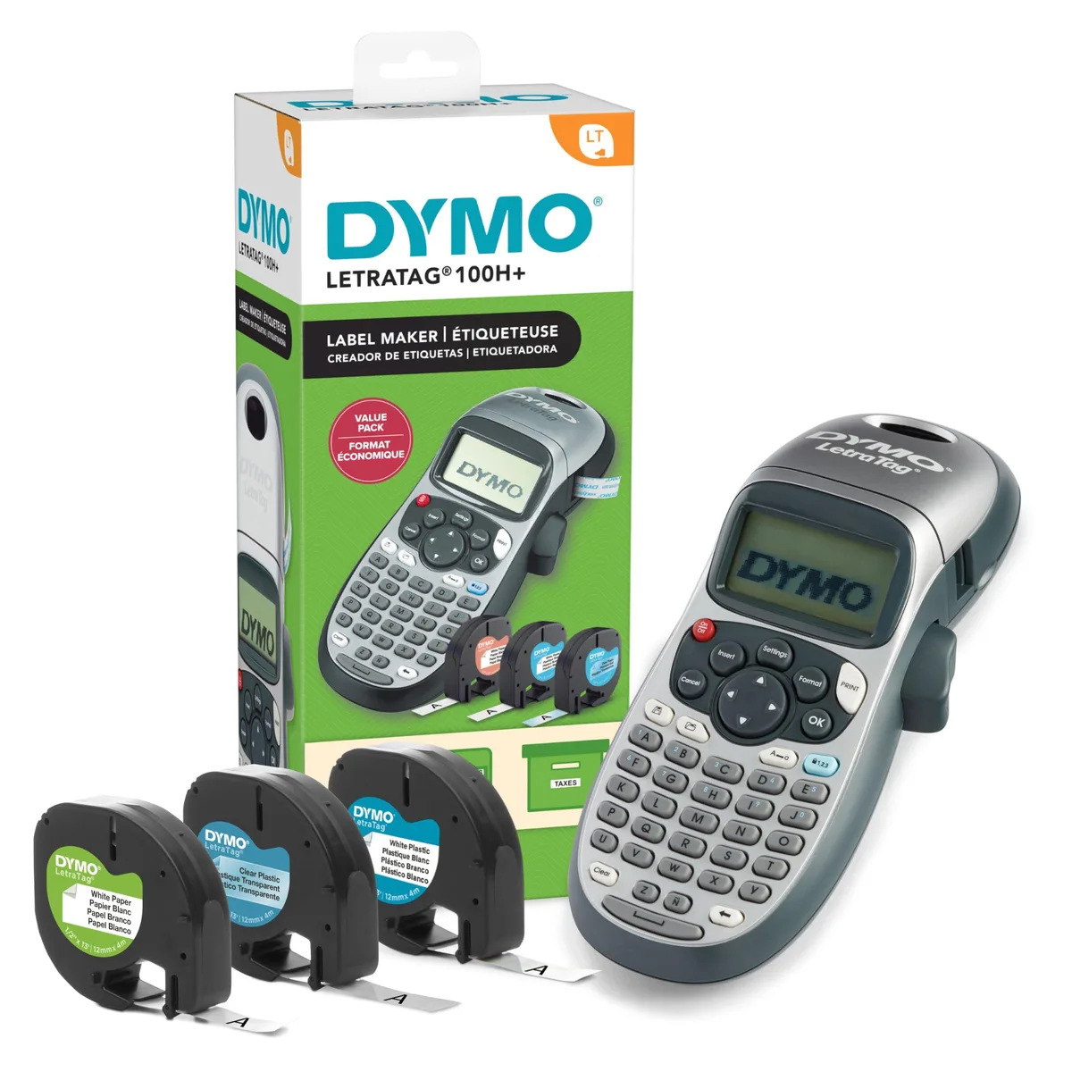  DYMO LetraTag 100H Label Printer with 3 Tapes — 商品照片