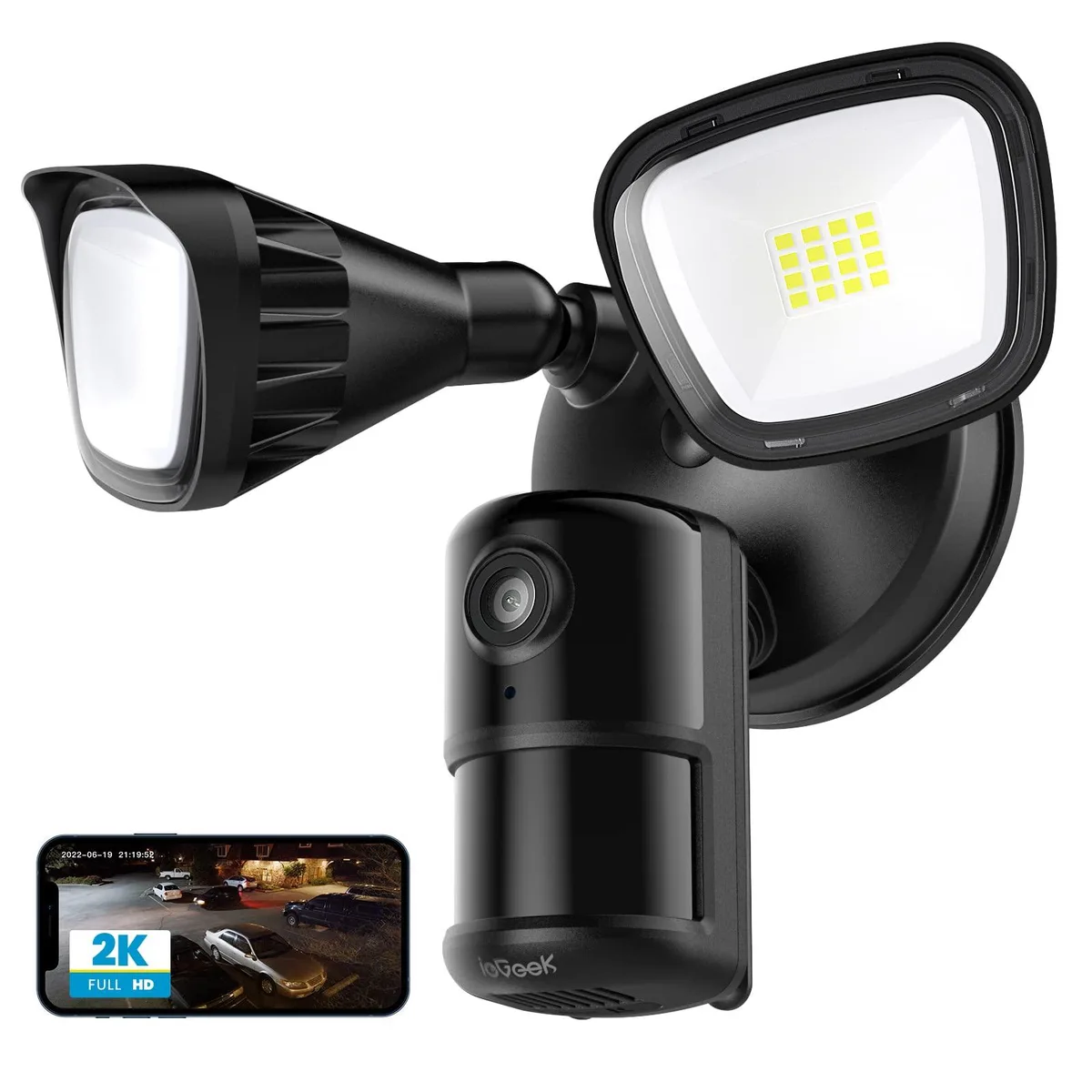  ieGeek ZY-E1 2K Floodlight Camera 2600 Lumens 2.4 GHz WiFi — zdjęcie produktu