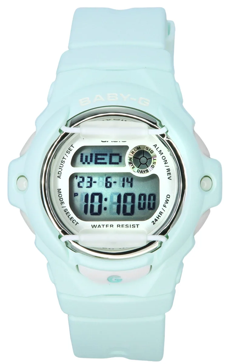 CASIO CASIO Baby-G BG-169U-3 200M Pastel Green Resin Watch — produkto nuotrauka