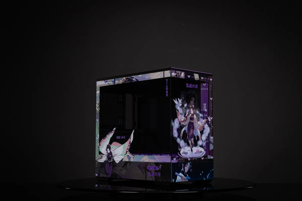 Corn Electronics Corn Electronics Bauhaus Micro-ATX ITX PC Case Demon Slayer Shinobu Koch Edition — Produktfoto