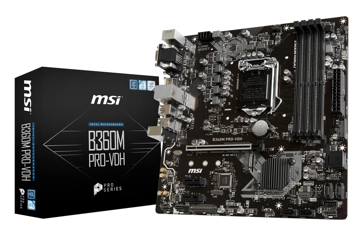 MSI MSI B360M PRO-VDH Intel motherboard — photo du produit
