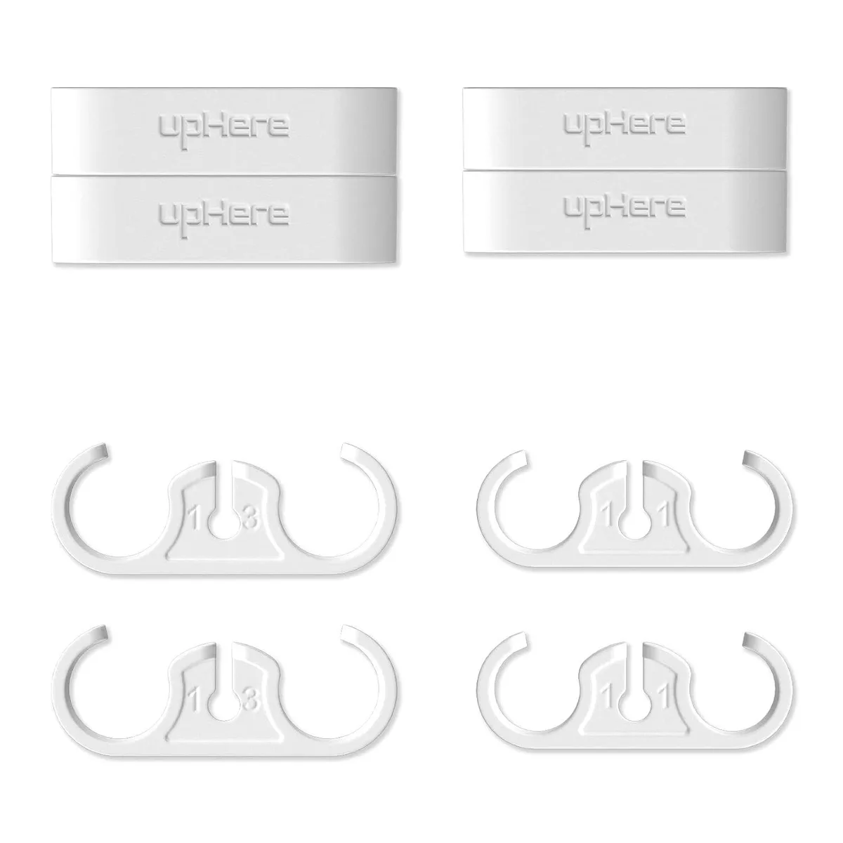 BFKK BFKK Tube Combs 8-Piece Set 11mm 13mm White — product photo