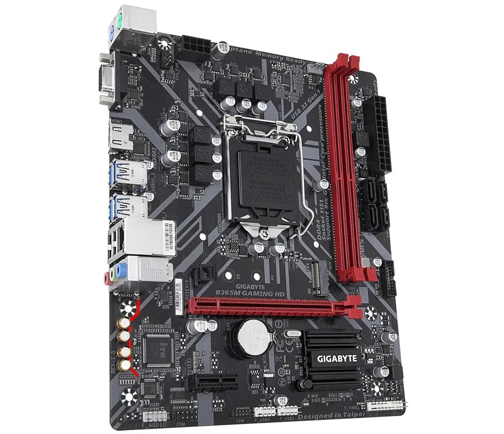 GIGABYTE GIGABYTE B365M GAMING HD Intel motherboard — photo du produit