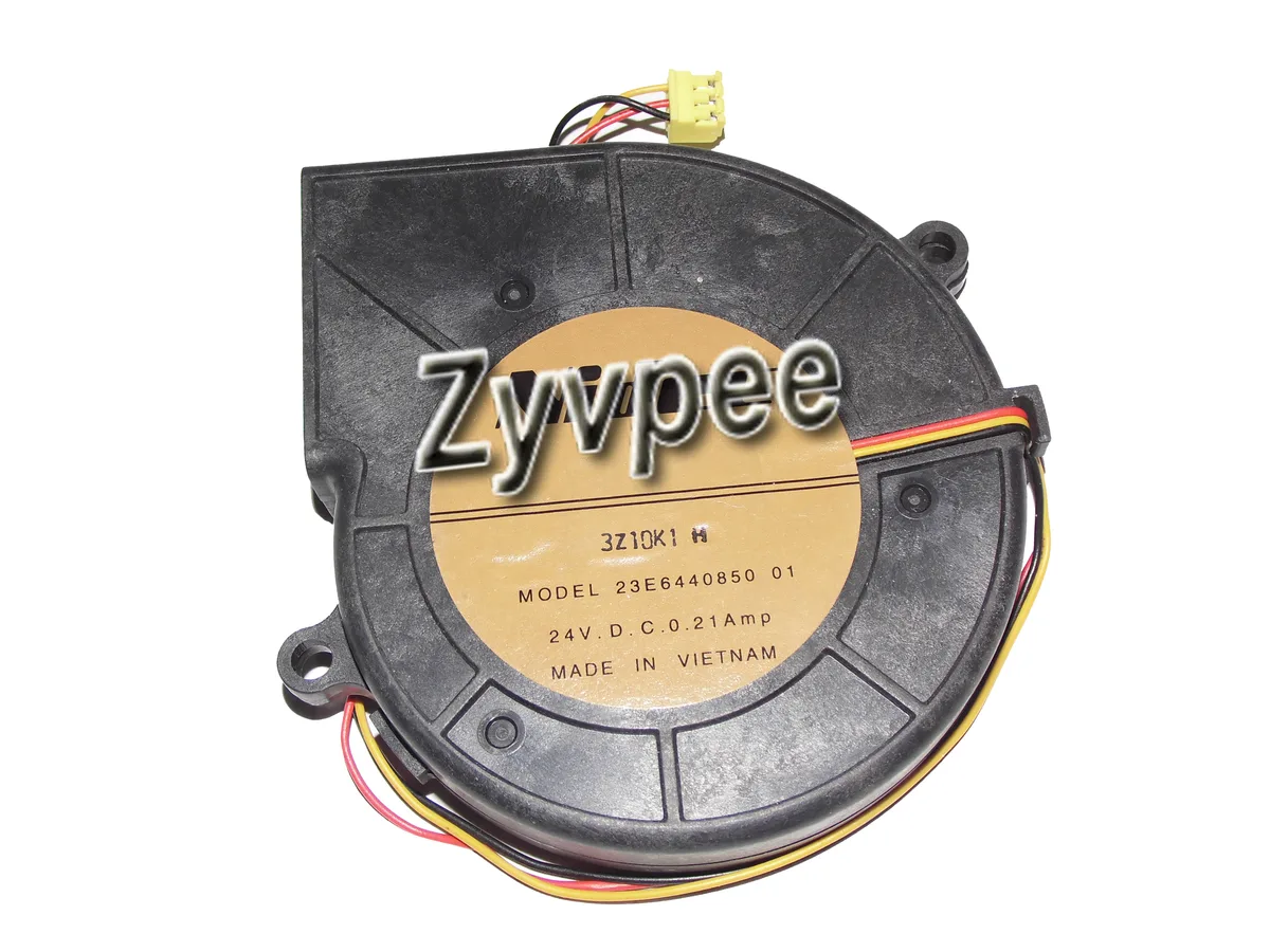 Black 80mm blower fan with 18mm depth and 3-pin connector