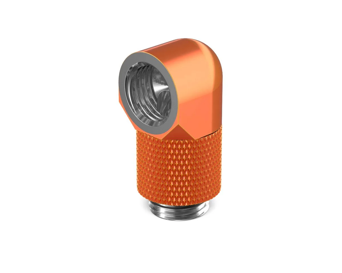 PrimoChill PrimoChill G1/4 90° Rotary 15mm Extension Elbow Fitting Candy Copper — toote foto