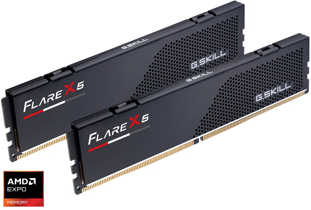 G.SKILL G.SKILL Flare X5 32 GB DDR5-6000 CL30 desktop RAM F5-6000J3038F16GH2-FX5 — product photo
