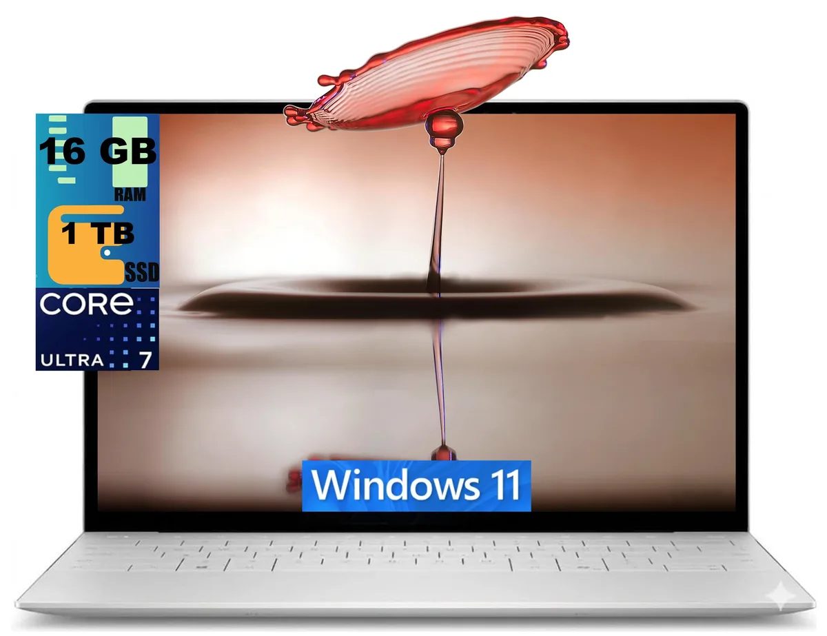 DELL DELL XPS 13 9350 AI Professional Laptop 13.4" 120Hz Intel Core Ultra 7 256V 16GB DDR5 1TB — photo du produit