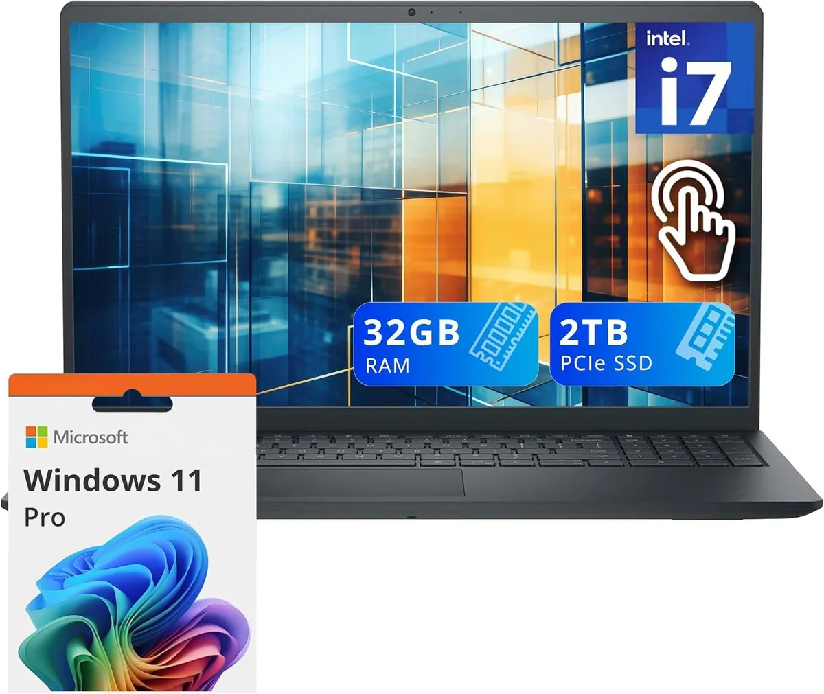 DELL DELL Inspiron 15 3530 15.6" FHD Touchscreen i7-1355U 32GB DDR4 2TB business laptop — תמונת המוצר