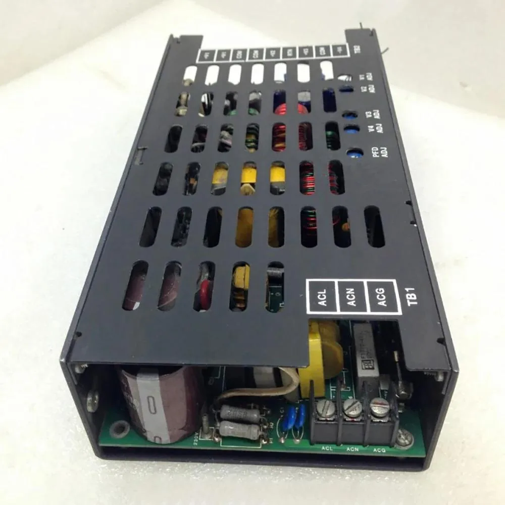 Rectangular ATX power supply unit with multiple output connectors