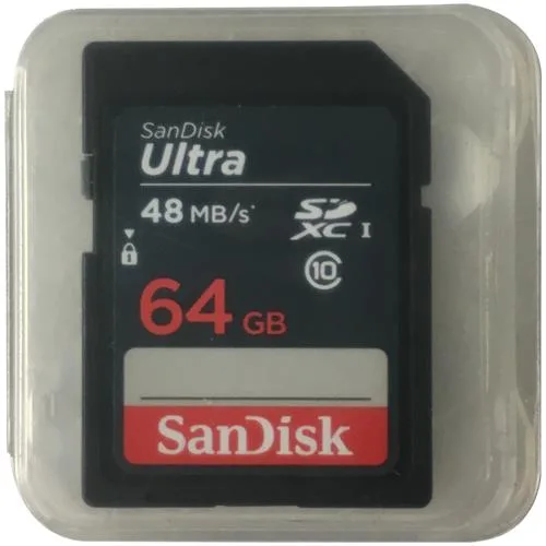 SanDisk SanDisk SDSDUNB-064G CVK 64GB Class 10 48MB/s 320x memory card — ภาพสินค้า