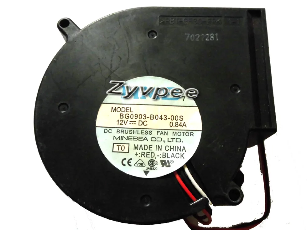Zyvpee Zyvpee BG0903-B043-00S 100mm 12V 0.84A 3-pin blower case fan — صورة المنتج