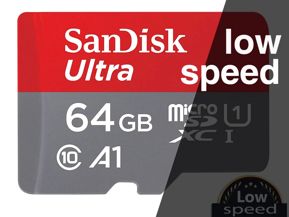 Almighty office Almighty office 64GB MicroSDHC Card Class 10 100MB/s With Adapter — 제품 사진