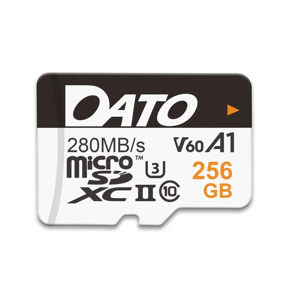 DATO DATO Lightning 256GB microSDXC UHS-II U3 V60 A1 memory card — product photo