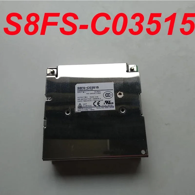 Compact ATX power supply unit with black metal casing and rear connector panel