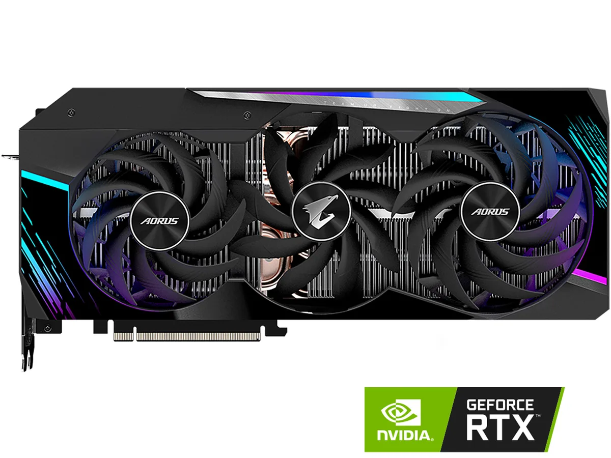 GIGABYTE GIGABYTE GV-N3080AORUS M-10GD graphics card — product photo