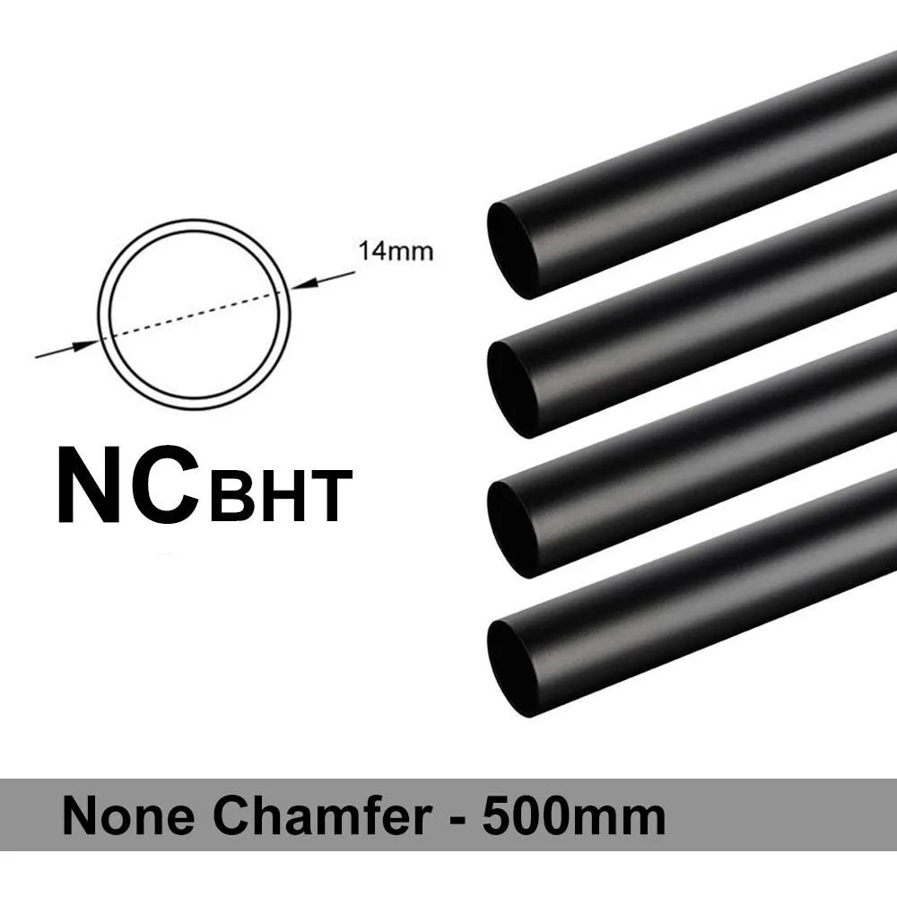 Bitspower Bitspower OD14mm Chamfer Brass Hard Tubing Carbon Black 500mm 4-pack — photo du produit