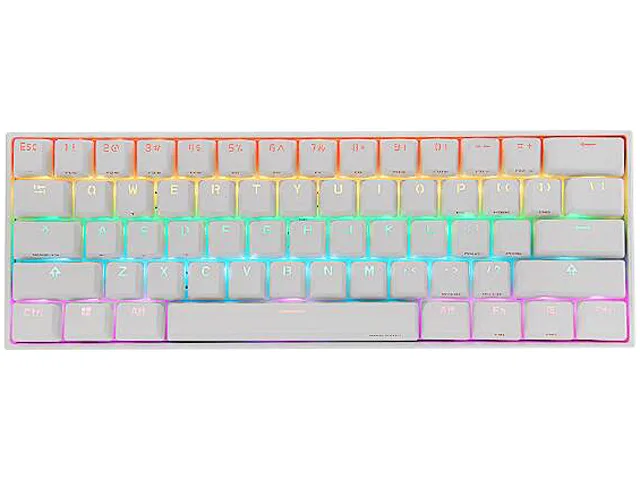Anne Pro Anne Pro 2 60% Mechanical Gaming Keyboard White Gateron Red Switch — product photo