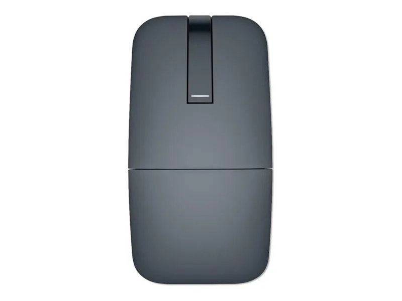 Small black Dell MS700 Bluetooth travel mouse with curved shape