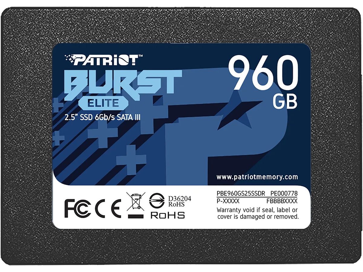 Patriot Memory Patriot Memory PBE960GS25SSDR 2.5" 960GB SATA internal SSD — product photo