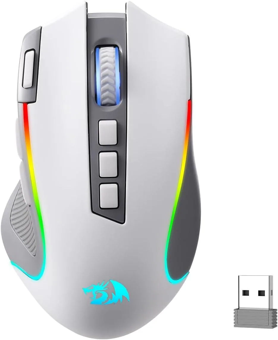Redragon Redragon M612 PRO Gaming Mouse 8000 DPI 2.4 BT Gray — product photo