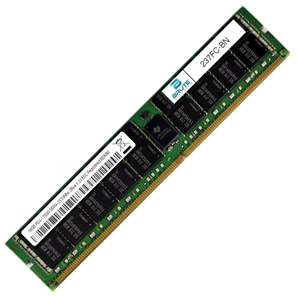 Brute Networks Brute Networks 16GB DDR4-2133 ECC Registered RDIMM 2Rx4 1.2V CL15 237FC — product photo