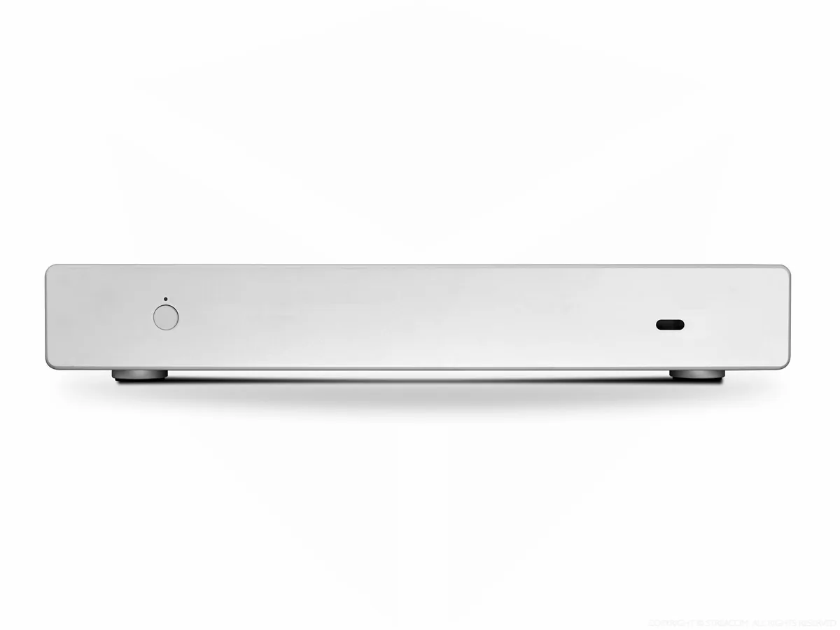 Streacom FC5S-ALPHA fanless aluminum PC case with 10mm CNC front panel and 55mm profile