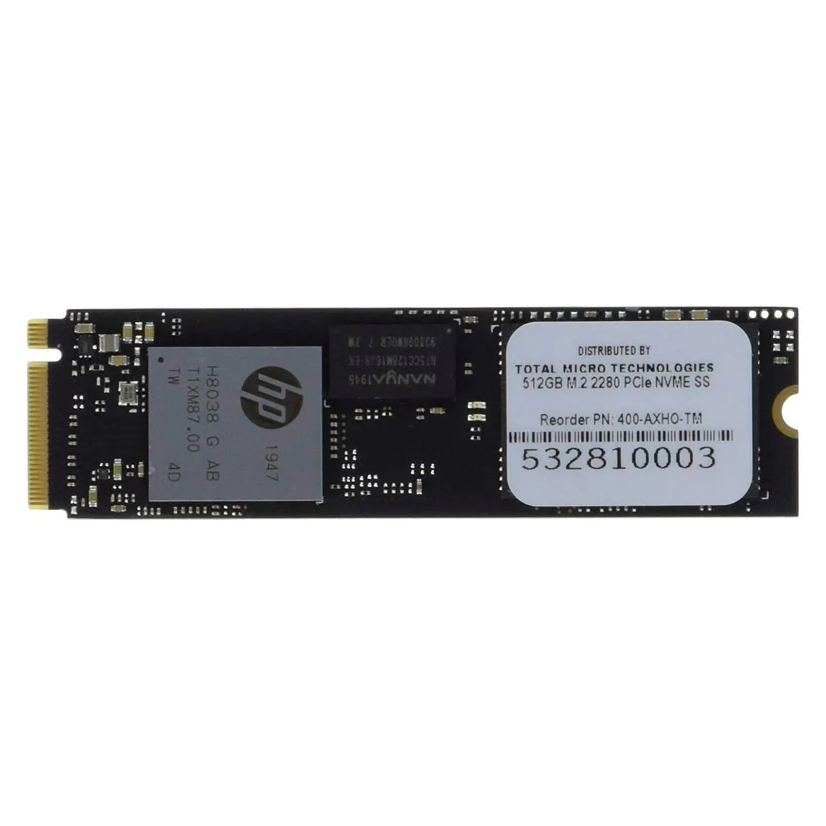 Total Micro Technologies Total Micro Technologies L62762001TM 512GB M.2 2280 PCIe Nvme internal SSD — product photo